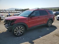 Salvage cars for sale at Las Vegas, NV auction: 2022 Ford Explorer ST-Line