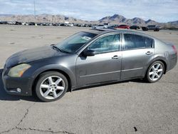 Salvage cars for sale at North Las Vegas, NV auction: 2006 Nissan Maxima SE