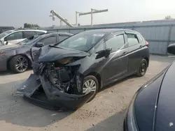 Salvage cars for sale at Kansas City, KS auction: 2015 Honda FIT LX