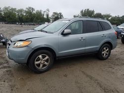 Salvage cars for sale at Baltimore, MD auction: 2007 Hyundai Santa FE GLS