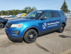 Salvage cars for sale at Ham Lake, MN auction: 2016 Ford Explorer Police Interceptor