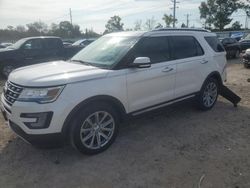 Ford salvage cars for sale: 2017 Ford Explorer Limited