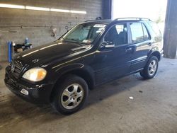 Mercedes-Benz salvage cars for sale: 2004 Mercedes-Benz ML 350