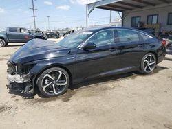 Salvage cars for sale at Los Angeles, CA auction: 2022 Honda Accord Hybrid Sport