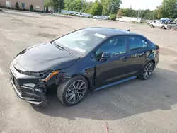 Toyota salvage cars for sale: 2021 Toyota Corolla SE