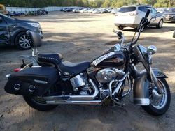 Salvage motorcycles for sale at Lyman, ME auction: 2005 Harley-Davidson Flstci