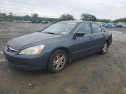 Honda salvage cars for sale: 2007 Honda Accord EX