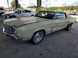 Chevrolet salvage cars for sale: 1972 Chevrolet Monte Carl