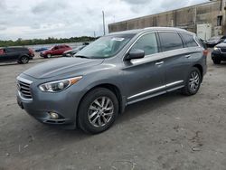 Salvage cars for sale from Copart Fredericksburg, VA: 2015 Infiniti QX60