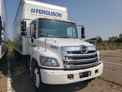 Salvage trucks for sale at Woodhaven, MI auction: 2016 Hino Hino 338