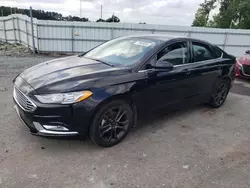 Salvage cars for sale at Dunn, NC auction: 2018 Ford Fusion SE