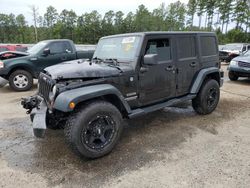 Salvage cars for sale at Harleyville, SC auction: 2012 Jeep Wrangler Unlimited Sport