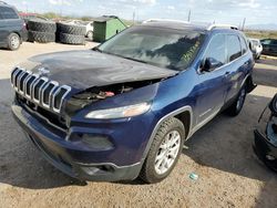 Salvage cars for sale at Tucson, AZ auction: 2015 Jeep Cherokee Latitude