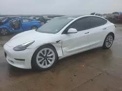 Tesla Vehiculos salvage en venta: 2021 Tesla Model 3