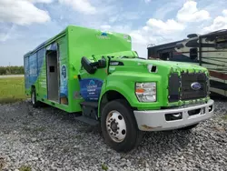 Salvage trucks for sale at Angola, NY auction: 2021 Ford F750 Super Duty