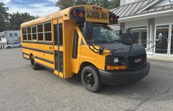 Salvage trucks for sale at North Billerica, MA auction: 2015 GMC Savana Cutaway G3500