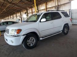 Salvage cars for sale at Phoenix, AZ auction: 2002 Toyota Sequoia Limited