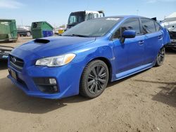 Salvage cars for sale at Brighton, CO auction: 2017 Subaru WRX