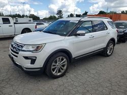 Salvage cars for sale at Bridgeton, MO auction: 2018 Ford Explorer Limited