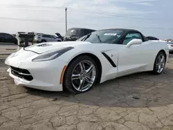 Chevrolet salvage cars for sale: 2016 Chevrolet Corvette Stingray 1LT