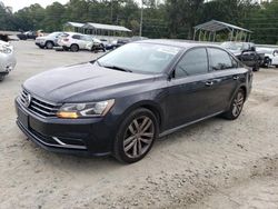 Salvage cars for sale at Savannah, GA auction: 2019 Volkswagen Passat Wolfsburg