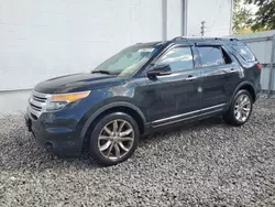 Salvage cars for sale at Columbus, OH auction: 2013 Ford Explorer XLT