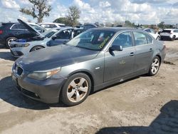 Salvage cars for sale at Riverview, FL auction: 2004 BMW 530 I