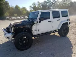 Jeep salvage cars for sale: 2016 Jeep Wrangler Unlimited Sahara