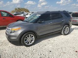 Salvage cars for sale at Taylor, TX auction: 2013 Ford Explorer XLT