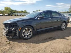 Salvage cars for sale at Columbia Station, OH auction: 2015 Lincoln MKZ Hybrid