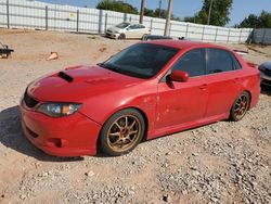 Salvage cars for sale at Oklahoma City, OK auction: 2008 Subaru Impreza WRX Premium