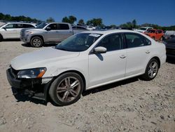 Salvage cars for sale at West Warren, MA auction: 2014 Volkswagen Passat SE