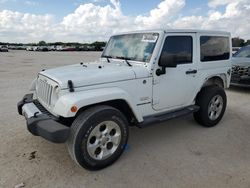 Jeep salvage cars for sale: 2015 Jeep Wrangler Sahara