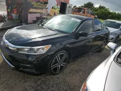 Salvage cars for sale at Riverview, FL auction: 2017 Honda Accord Sport Special Edition