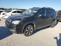 Salvage cars for sale at San Antonio, TX auction: 2018 Subaru Forester 2.5I Premium