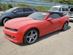 Chevrolet salvage cars for sale: 2014 Chevrolet Camaro LT