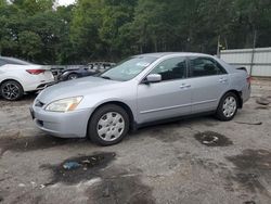 Salvage cars for sale at auction: 2003 Honda Accord LX