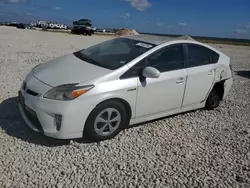 Salvage cars for sale at Taylor, TX auction: 2013 Toyota Prius