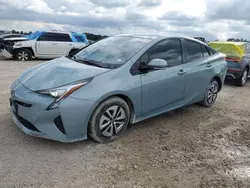 Salvage cars for sale at Houston, TX auction: 2017 Toyota Prius