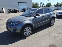 Land Rover salvage cars for sale: 2016 Land Rover Range Rover Evoque SE