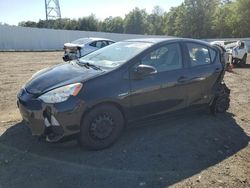 Salvage cars for sale at Windsor, NJ auction: 2014 Toyota Prius C