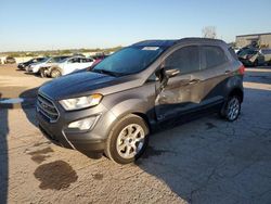 Salvage cars for sale at Kansas City, KS auction: 2020 Ford Ecosport SE