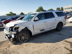 Salvage cars for sale at Littleton, CO auction: 2019 Ford Expedition Max Limited