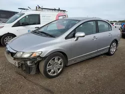 Salvage cars for sale at Elgin, IL auction: 2010 Honda Civic LX