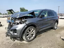 Salvage cars for sale from Copart Los Angeles, CA: 2021 Ford Explorer Platinum