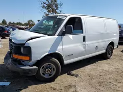 Salvage trucks for sale at San Martin, CA auction: 2003 GMC Savana G2500