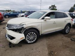 2016 Lincoln MKX Select en venta en Woodhaven, MI