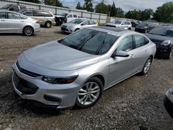 Salvage cars for sale at Lansing, MI auction: 2017 Chevrolet Malibu Hybrid