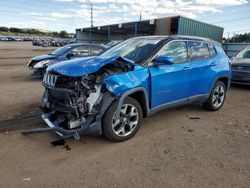 Jeep salvage cars for sale: 2018 Jeep Compass Limited