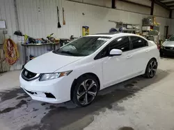 Salvage cars for sale at Chambersburg, PA auction: 2015 Honda Civic SI